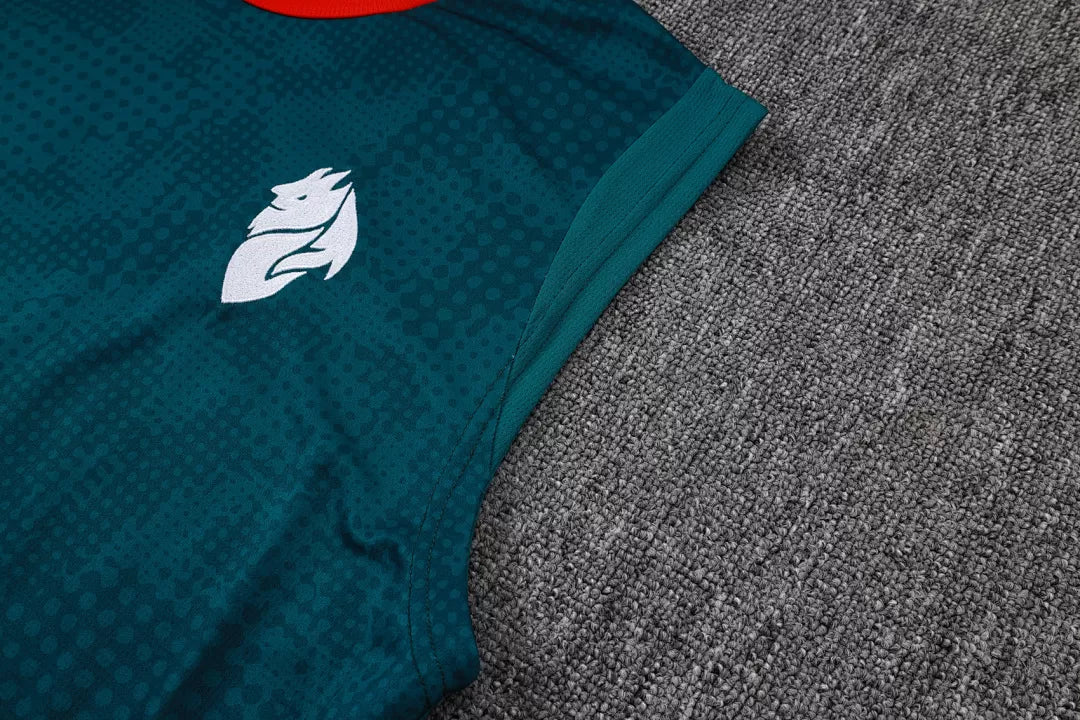 Completino Canottiera Milan 2025/26 Uomo Verde | Kit Allenamento