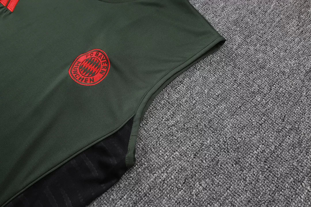 Completino Canottiera Bayern Munich 25/26 Uomo Verde | Kit Allenamento