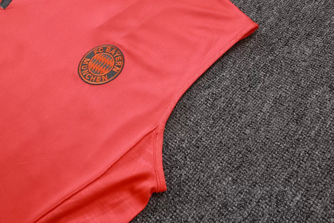 Completino Canottiera Bayern Munich 25/26 Uomo Rosso | Kit Allenamento