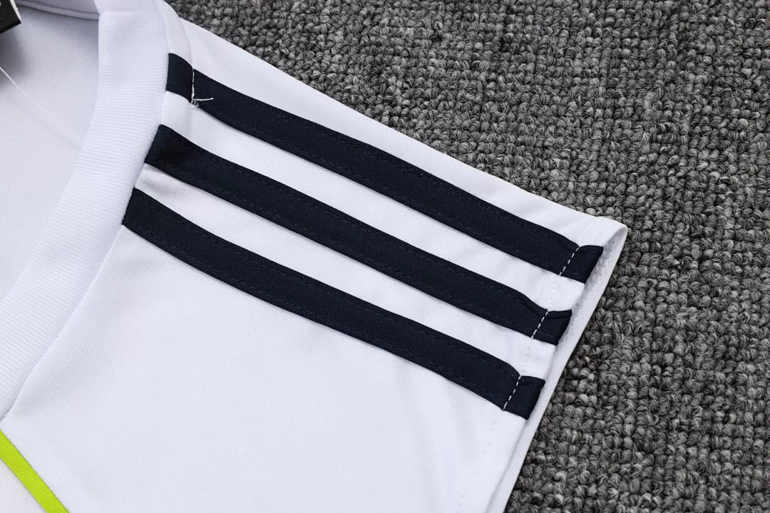 Completino Canottiera Real Madrid 25/26 Uomo Bianco | Kit Allenamento