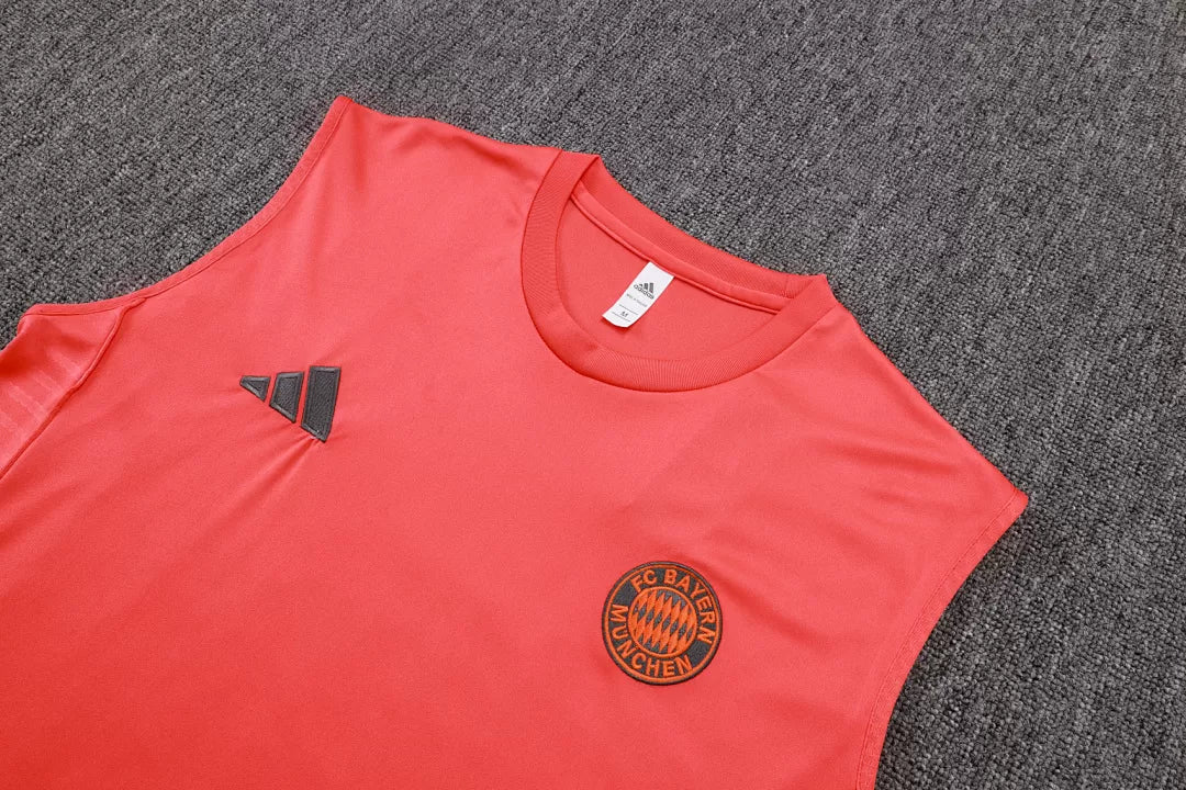 Completino Canottiera Bayern Munich 25/26 Uomo Rosso | Kit Allenamento