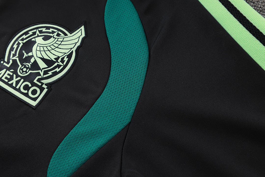 Tuta Messico Nero Half-Zip Uomo 2026 | Tuta da Calcio