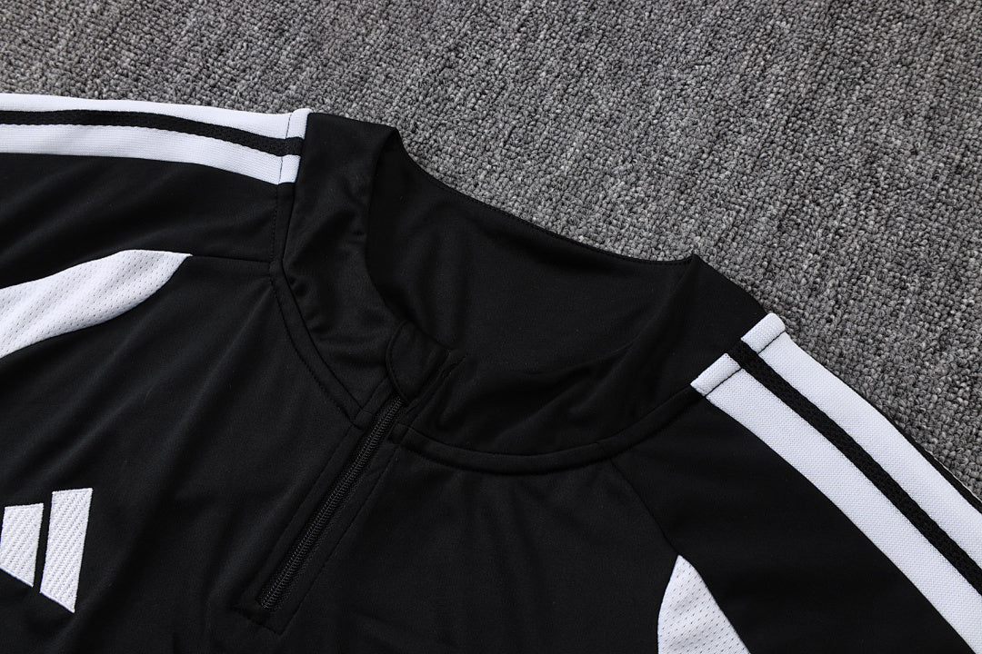 Tuta Real Madrid Nero/Bianco Half-Zip 26/27 Uomo | Tuta da Calcio