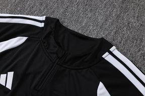 Tuta Real Madrid Nero/Bianco Half-Zip 26/27 Uomo | Tuta da Calcio