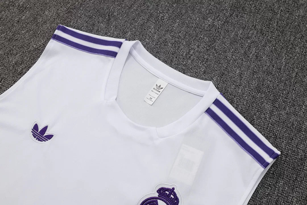 Completino Canottiera Real Madrid Icons 25/26 Uomo | Kit Allenamento