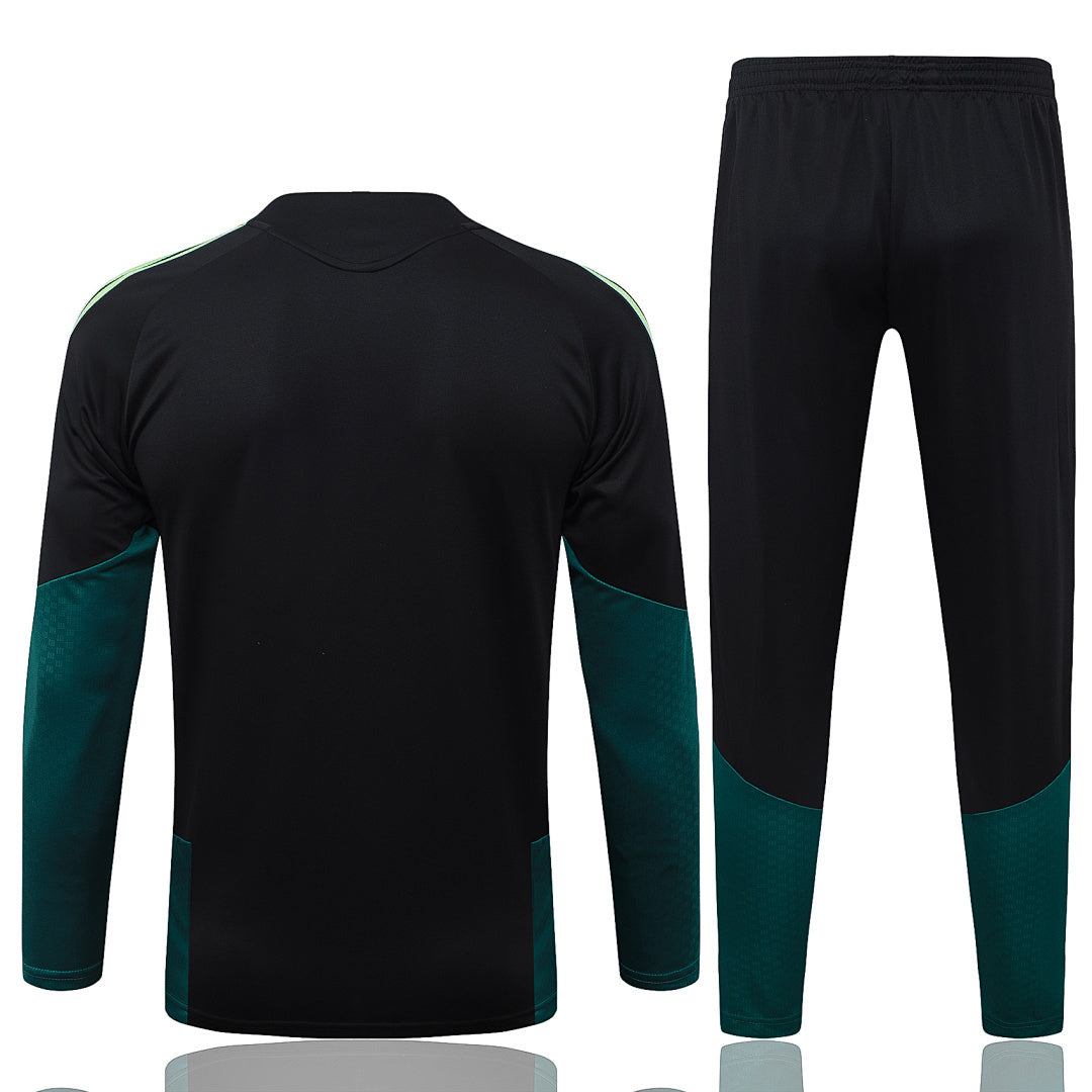 Tuta Messico Nero Half-Zip Uomo 2026 | Tuta da Calcio