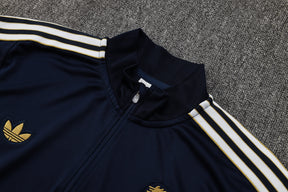 Tuta Blu Scuro Half-Zip Uomo | Tuta da Calcio