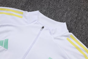 Tuta Bianco/Nera Half-Zip Uomo | Tuta da Calcio