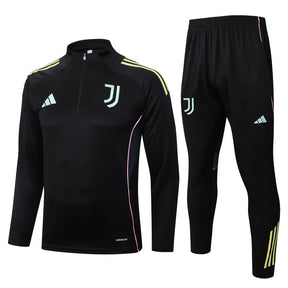Tuta Nera Half-Zip Uomo | Tuta da Calcio
