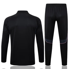 Tuta Nera Half-Zip Uomo | Tuta da Calcio