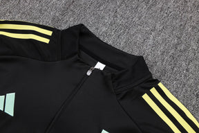 Tuta Nera Half-Zip Uomo | Tuta da Calcio