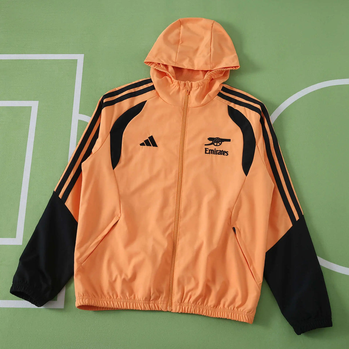 Giacca a Vento Arsenal 26/27 Uomo Arancione | Giacca a Vento da Calcio