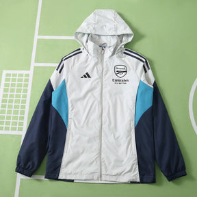Giacca a Vento Arsenal 26/27 Uomo Bianco | Giacca a Vento da Calcio