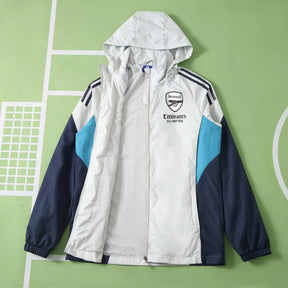 Giacca a Vento Arsenal 26/27 Uomo Bianco | Giacca a Vento da Calcio
