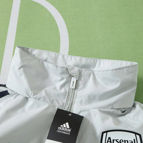 Giacca a Vento Arsenal 26/27 Uomo Bianco | Giacca a Vento da Calcio
