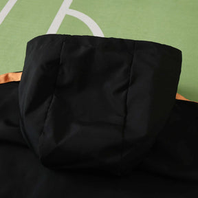 Giacca a Vento Arsenal 26/27 Uomo Nero e Arancione | Giacca a Vento da Calcio