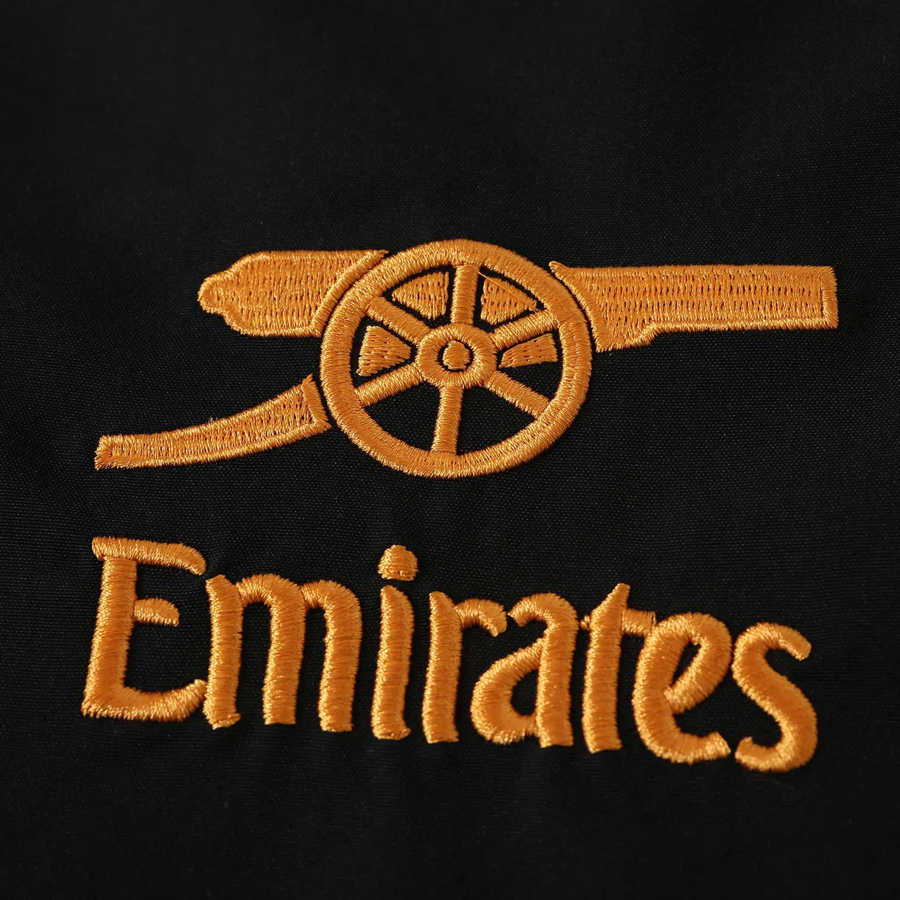 Giacca a Vento Arsenal 26/27 Uomo Nero e Arancione | Giacca a Vento da Calcio