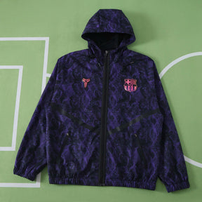 Giacca a Vento Barcelona 26/27 Uomo Blu Viola | Giacca a Vento da Calcio