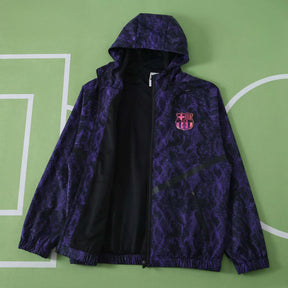 Giacca a Vento Barcelona 26/27 Uomo Blu Viola | Giacca a Vento da Calcio