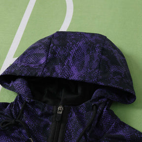 Giacca a Vento Barcelona 26/27 Uomo Blu Viola | Giacca a Vento da Calcio