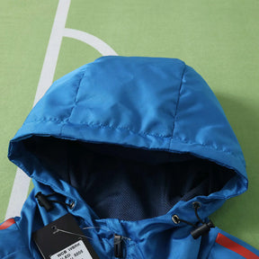 Giacca a Vento Bayern Munich 26/27 Uomo Azzurro | Giacca a Vento da Calcio