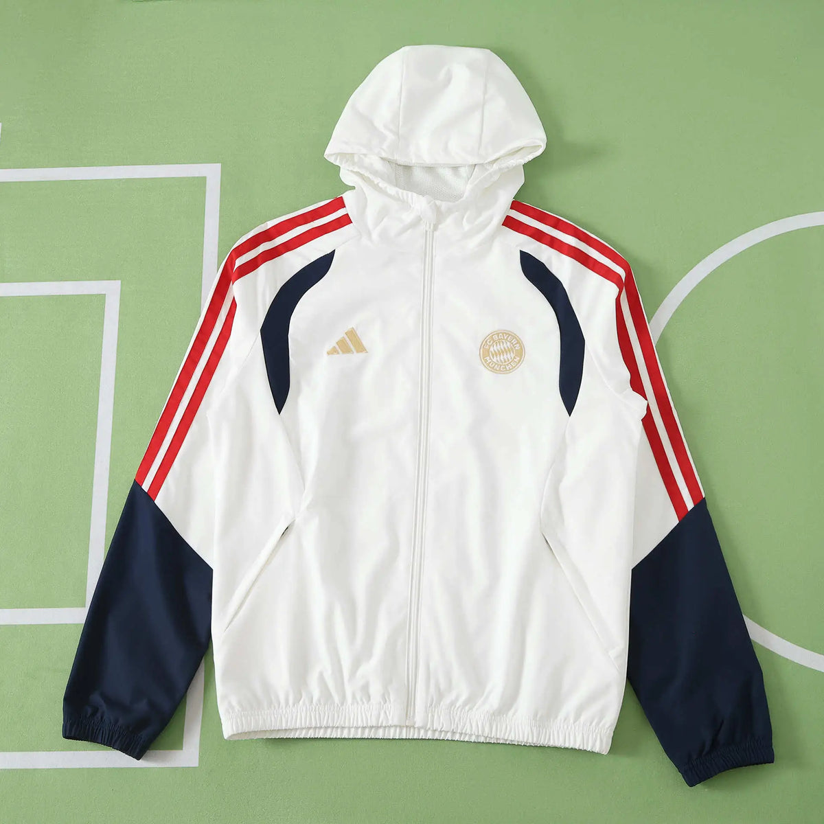 Giacca a Vento Bayern Munich 26/27 Uomo Bianco | Giacca a Vento da Calcio