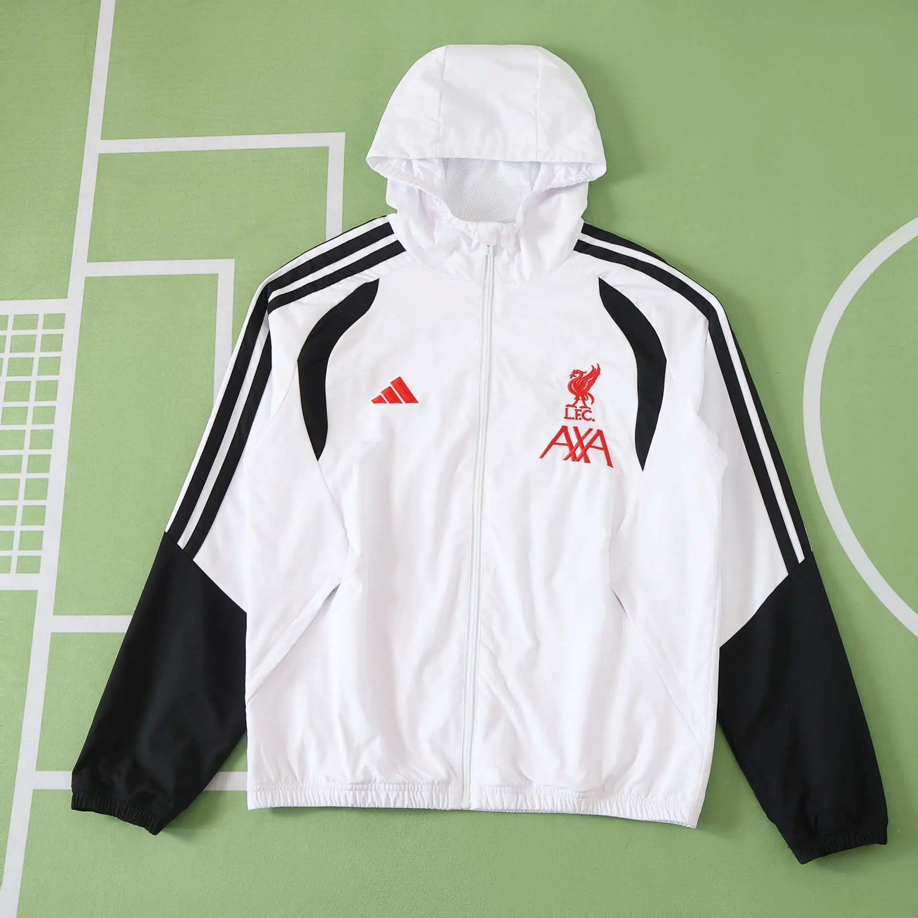 Giacca a Vento Liverpool 26/27 Uomo Bianco | Giacca a Vento da Calcio