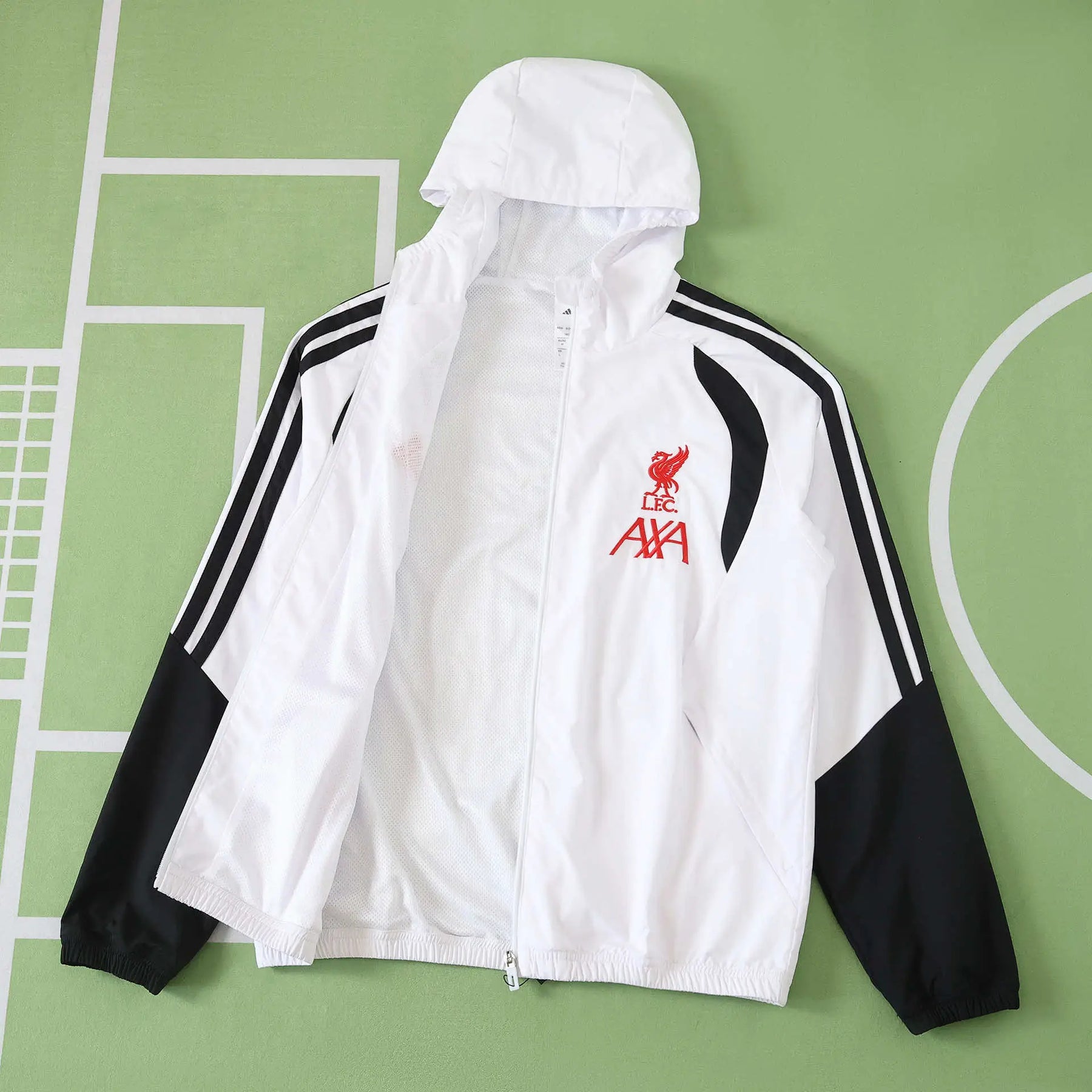 Giacca a Vento Liverpool 26/27 Uomo Bianco | Giacca a Vento da Calcio