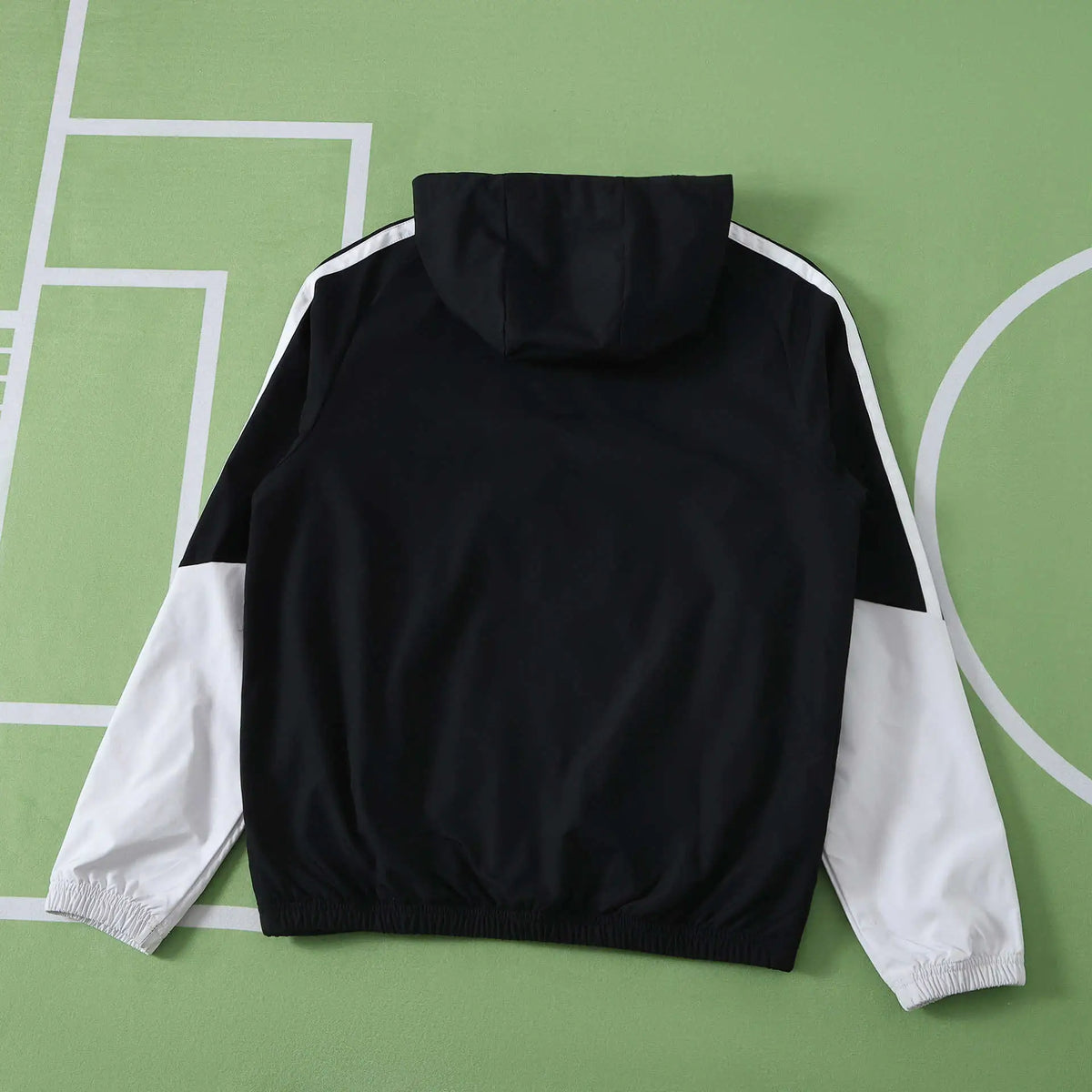 Giacca a Vento Liverpool 26/27 Uomo Nero e Bianco | Giacca a Vento da Calcio