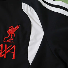 Giacca a Vento Liverpool 26/27 Uomo Nero e Bianco | Giacca a Vento da Calcio