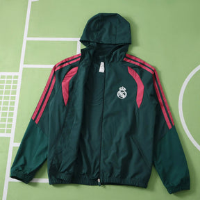 Giacca a Vento Real Madrid 26/27 Uomo Verde Scuro | Giacca a Vento da Calcio