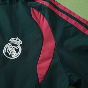 Giacca a Vento Real Madrid 26/27 Uomo Verde Scuro | Giacca a Vento da Calcio