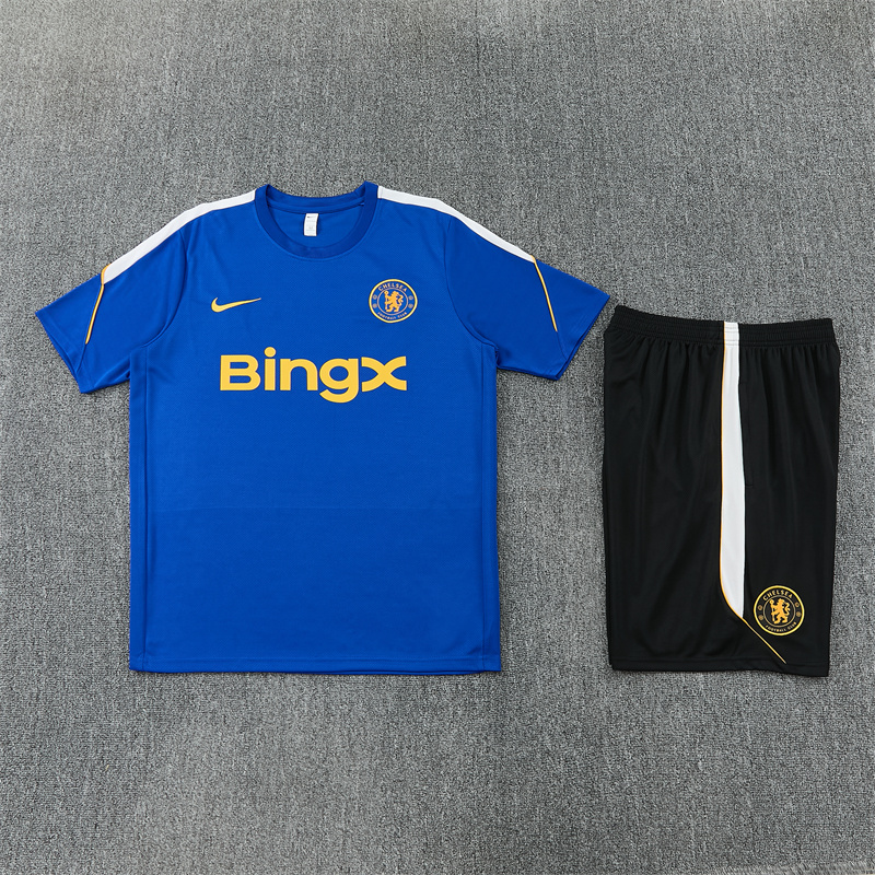 Completino Manica Corta Chelsea 26/27 Uomo Blu | Kit Allenamento