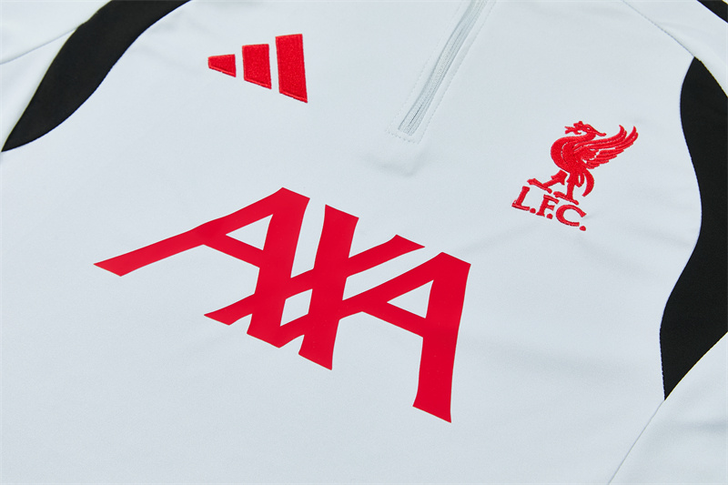 Tuta Liverpool 26/27 Uomo Bianco e Nero | Maglia da Calcio