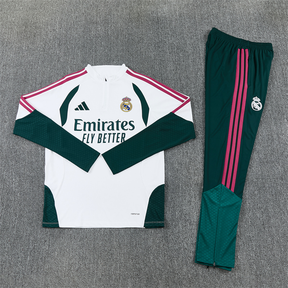 Tuta Real Madrid 26/27 Uomo Bianco e Verde | Maglia da Calcio