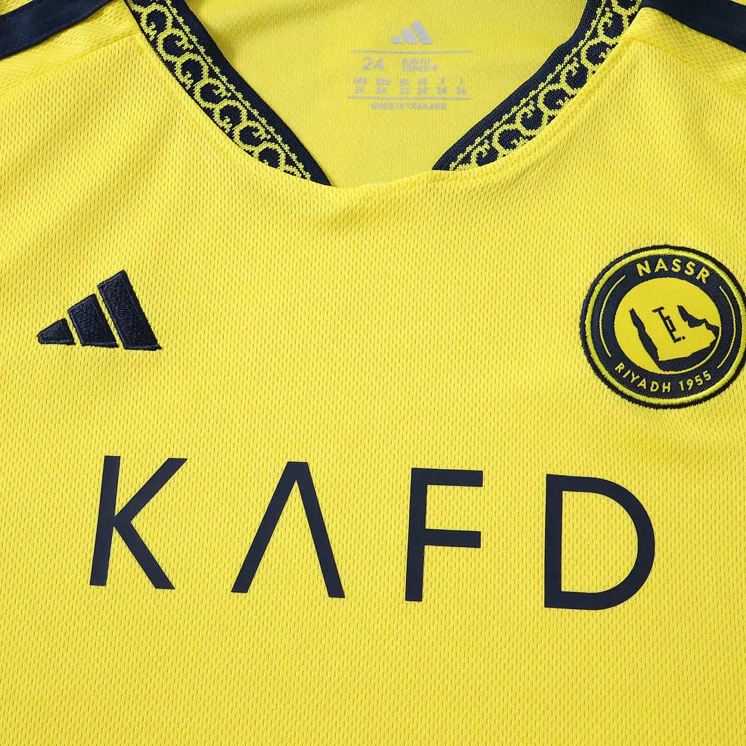 Kit Al-Nassr Home 26/27 Bambino Giallo | Kit da Calcio