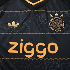 Kit Bambino Ajax Away 26/27 Nero con dettagli oro | Kit da Calcio