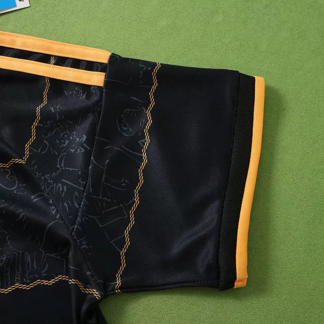 Kit Bambino Ajax Away 26/27 Nero con dettagli oro | Kit da Calcio
