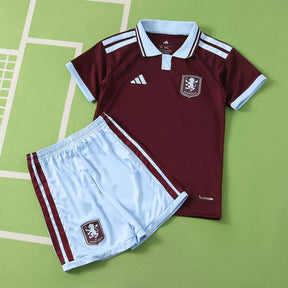 Kit Bambino Aston Villa Home 26/27 Bordeaux | Kit da Calcio
