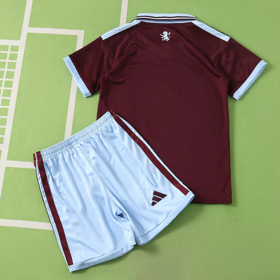 Kit Bambino Aston Villa Home 26/27 Bordeaux | Kit da Calcio
