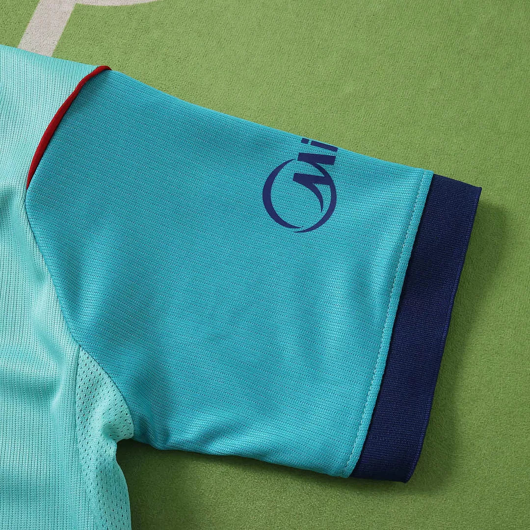 Kit Bambino Barcelona Third 26/27 Azzurro | Kit da Calcio