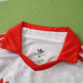Kit Bambino Benfica Away 26/27 Bianco e Rosso | Kit da Calcio
