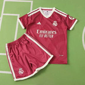 Kit Bambino Real Madrid Third 26/27 Rosso | Kit da Calcio