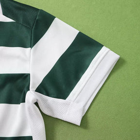 Kit Bambino Sporting Home 26/27 Verde e Bianco | Kit da Calcio
