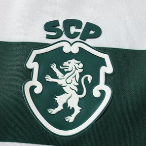 Kit Bambino Sporting Home 26/27 Verde e Bianco | Kit da Calcio