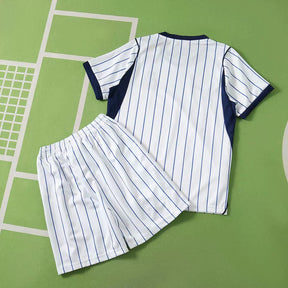 Kit Inter Milan Away 26/27 Bambino Bianco con strisce blu navy | Kit da Calcio