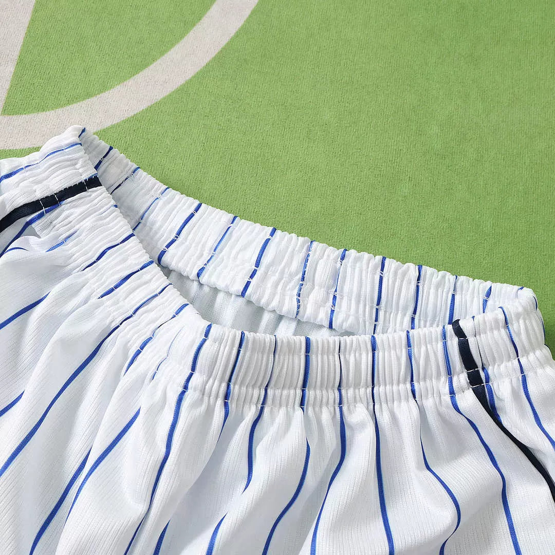 Kit Inter Milan Away 26/27 Bambino Bianco con strisce blu navy | Kit da Calcio