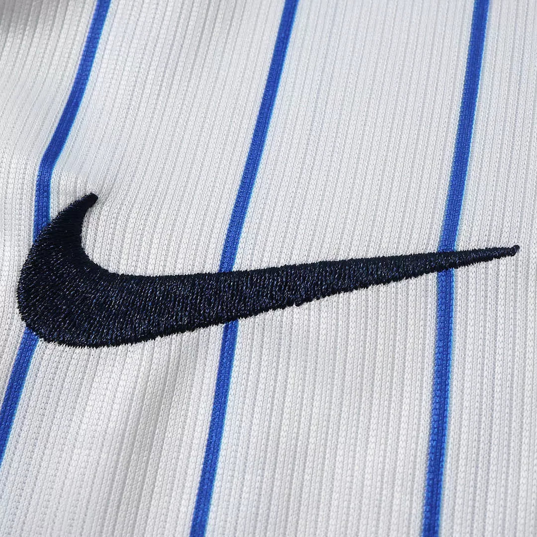 Kit Inter Milan Away 26/27 Bambino Bianco con strisce blu navy | Kit da Calcio