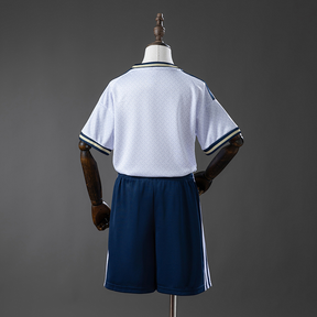 Kit Italia Away 2026 Bambino Bianco e Blu Navy | Kit da Calcio