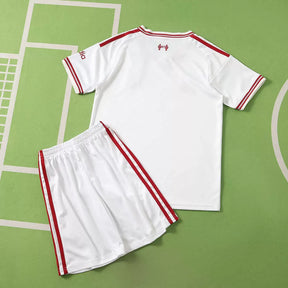 Kit Liverpool Away 26/27 Bambino Bianco | Kit da Calcio